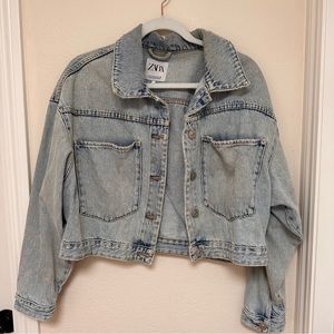 Zara Cropped Women’s Denim Jacket